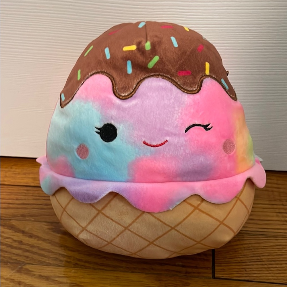 Ice Cream Plush Toy with Sprinkles